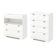 preview thumbnail 7 of 8, South Shore Reevo Changing Table and 4-Drawer Chest Set pure white