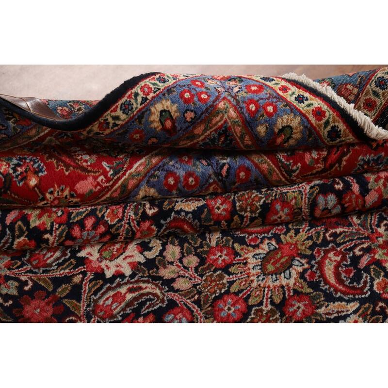 All-Over Mood Vintage Persian Area Rug Handmade Wool Carpet - 8'8" x 11'8"