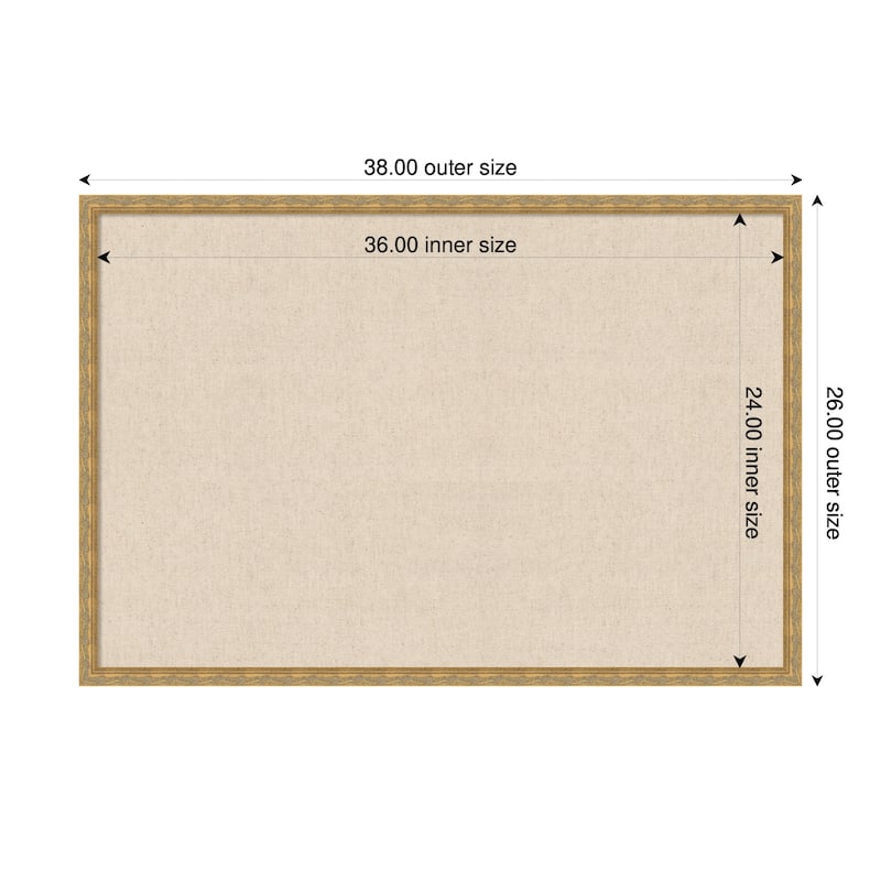 Kate and Laurel Pinboard Neutral Linen