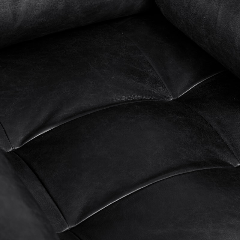 Poly & Bark Napa Lounge Chair (Set of 2) - Full Grain Genuine Italian Leather