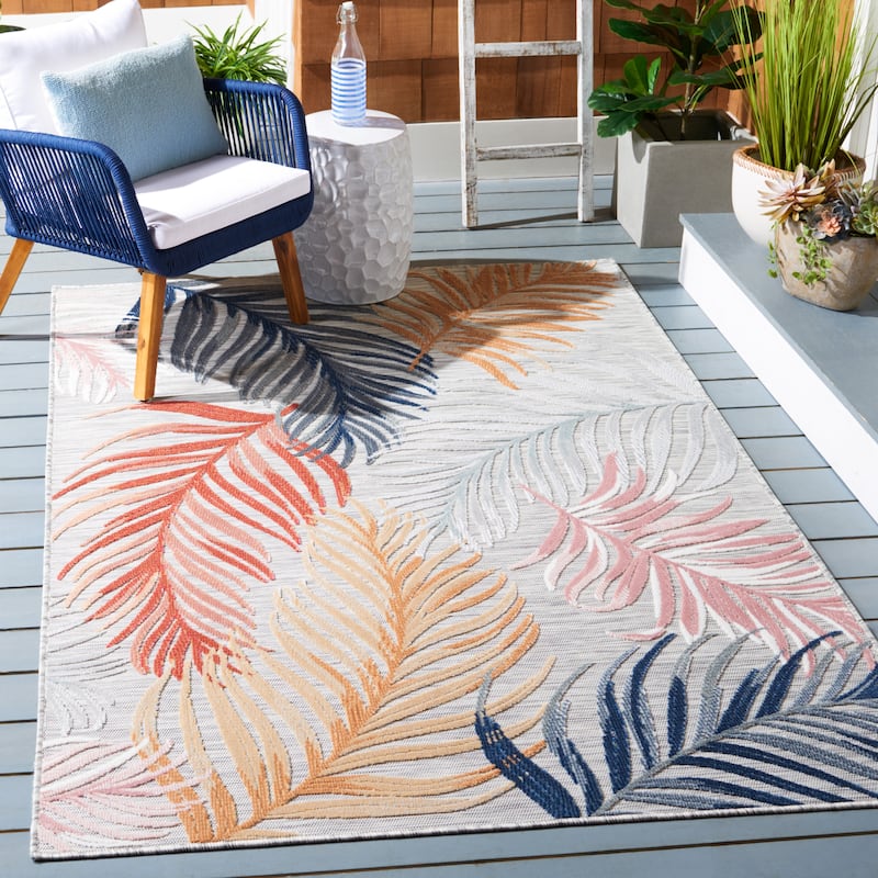SAFAVIEH Cabana Tawnee Indoor/ Outdoor Waterproof Transitional Rug