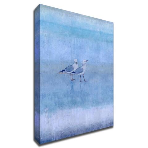 Sky Blue Sea Gals by Marta Wiley Print on Canvas