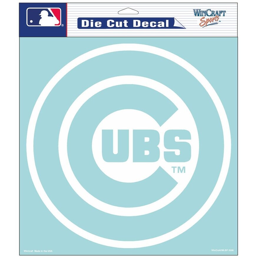 Shop Chicago Cubs Decal 8x8 Die Cut White Overstock 22070681