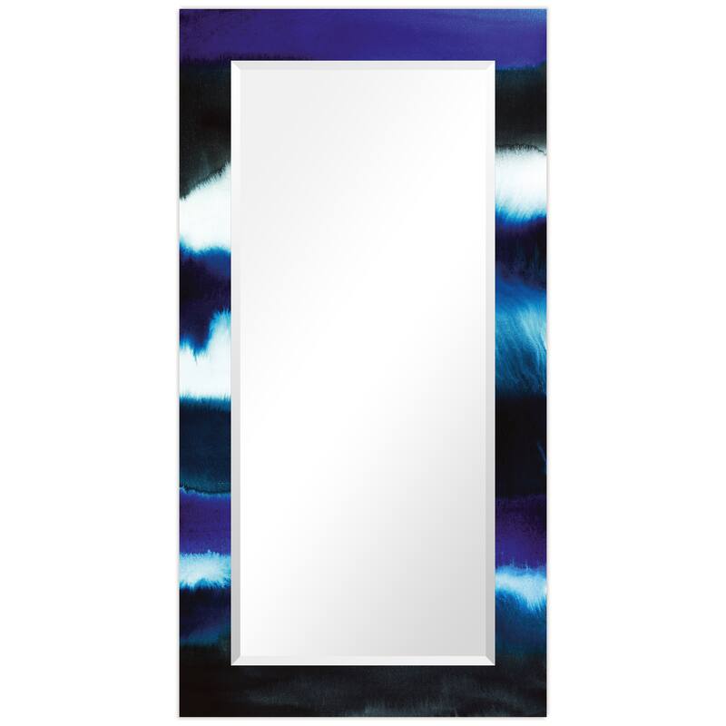 Abstract Rectangular Beveled Wall Mirror, Leaner,Large Mirror, Bathroom Mirror,Cheval Mirror,Ready to Hang