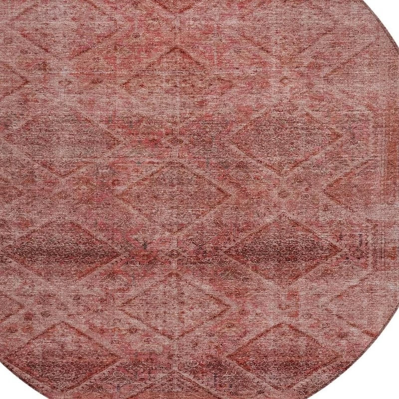 HomeRoots Geometric Transitional Rectangle Outdoor Rug