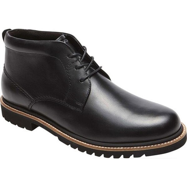 rockport marshall wingtip black