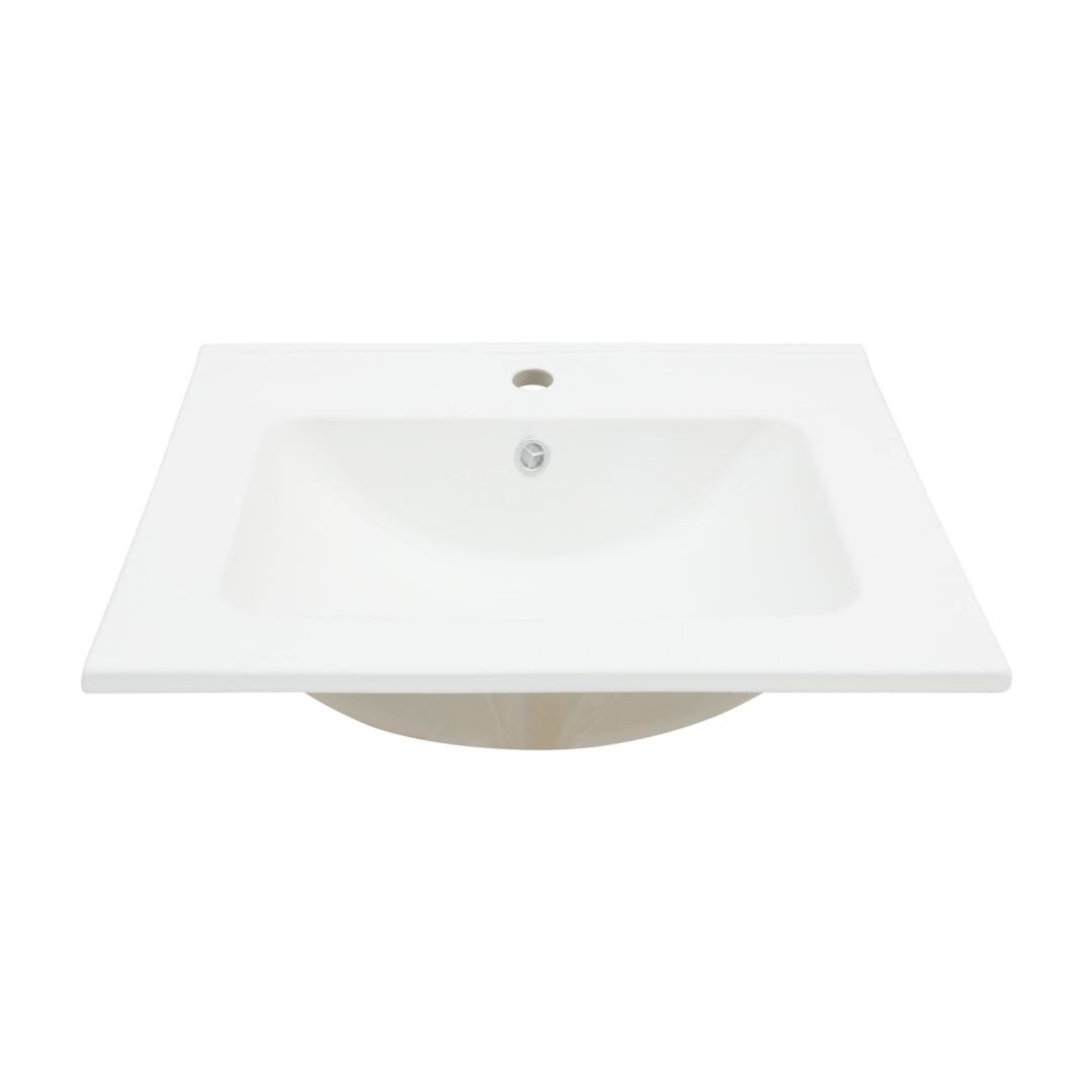 Kichae Vanity Top with Sink 24 Inch Ceramic Bathroom Vanity Top with