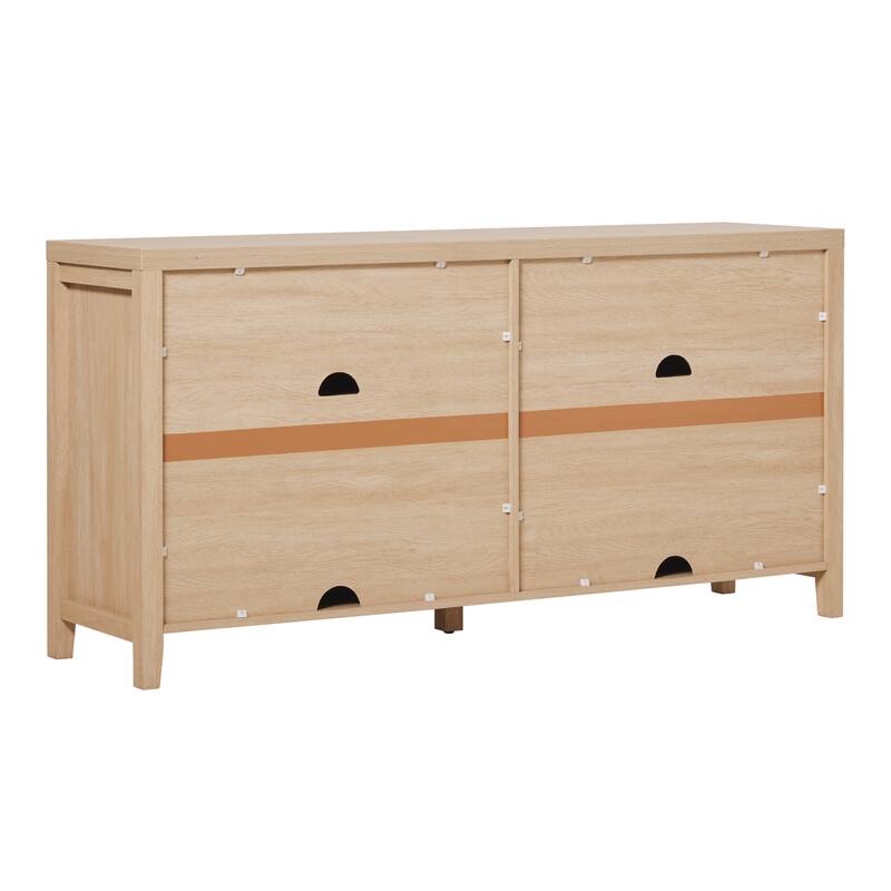 Walker Edison Modern 60-inch Reeded Sideboard with Arched Doors