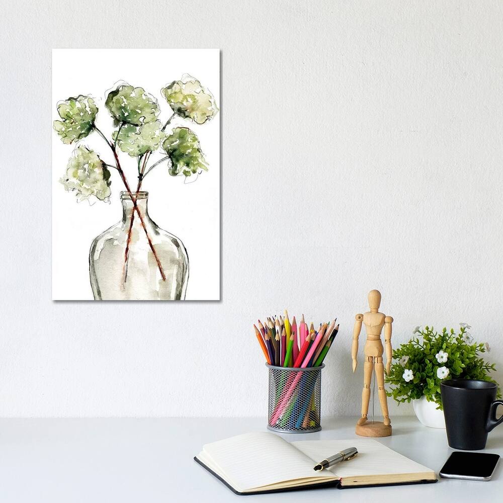 iCanvas "Greenery Vase II" by Sara Berrenson Canvas Print
