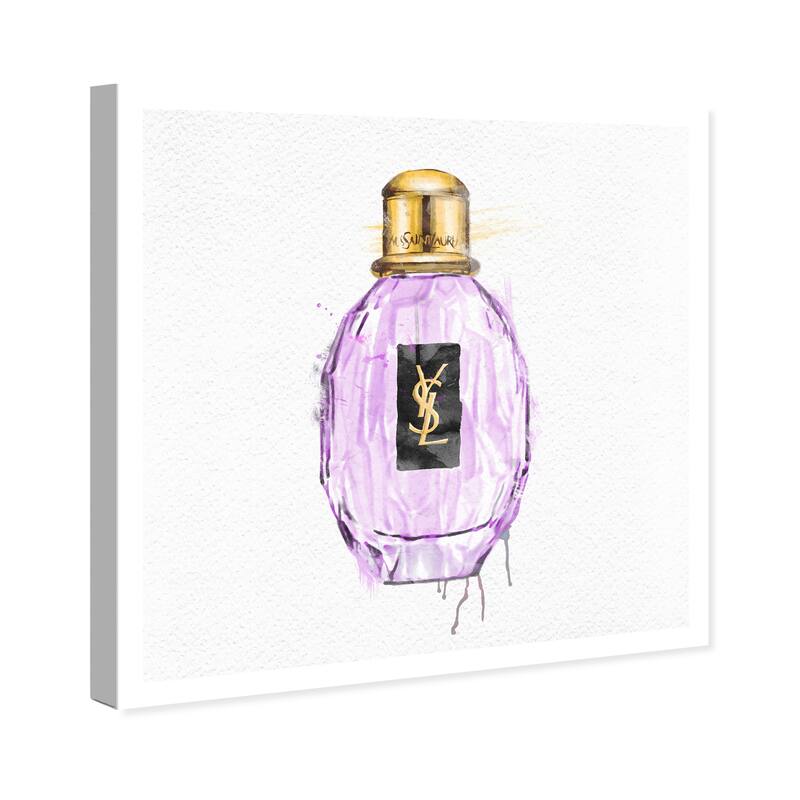 Wynwood Studio Prints Fashion and Glam Eau de Parisienne Gold and Metallic Gold Glam Wall Art Canvas Print