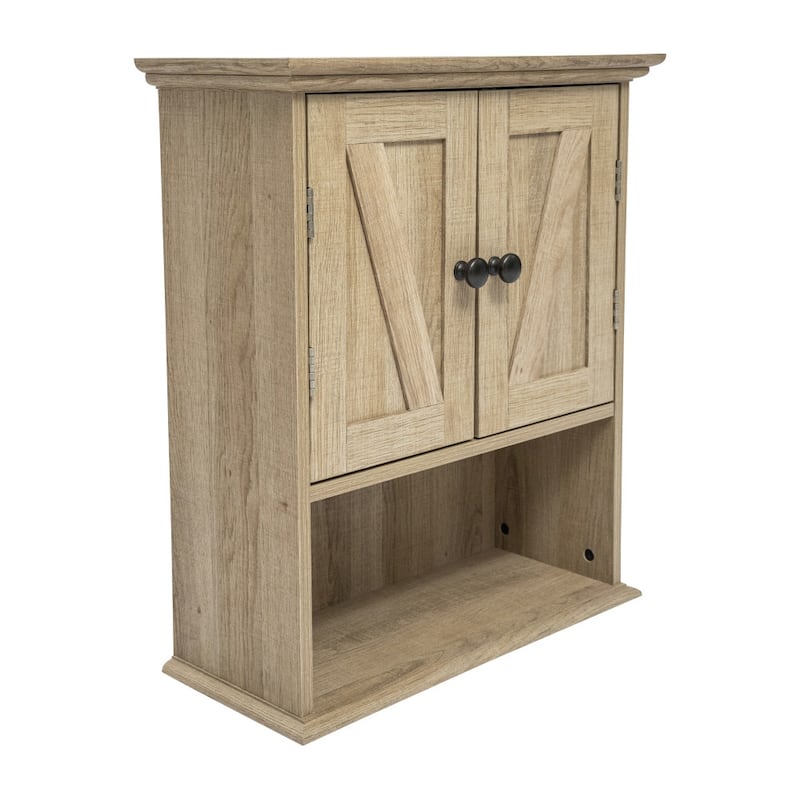 Wall-Mounted Medicine Cabinet Bathroom Storage Organizer with Shelves
