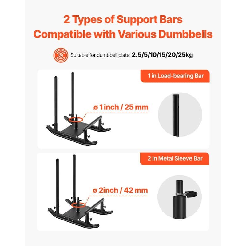 Steel Speed Training Sled with Adjustable Harness and Shoulder Straps for Strength Workouts - 40.6” x 26” x 40.9”
