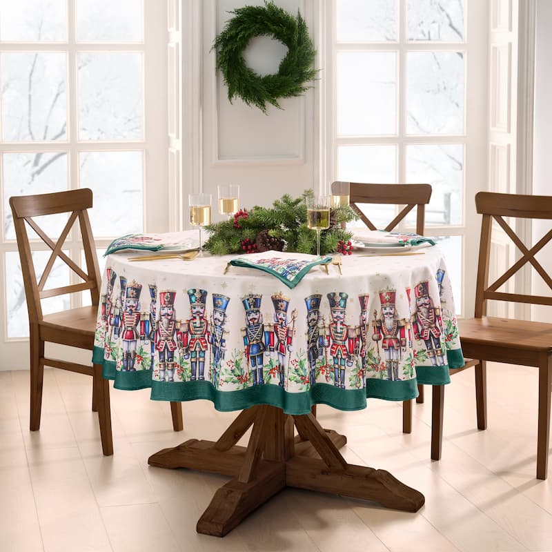 Royal Nutcracker Tablecloth - 60x84 Oval