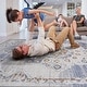 preview thumbnail 3 of 10, LOOM & LUXE Collection Cream/Beige/Medallion Non-Shedding Area Rug