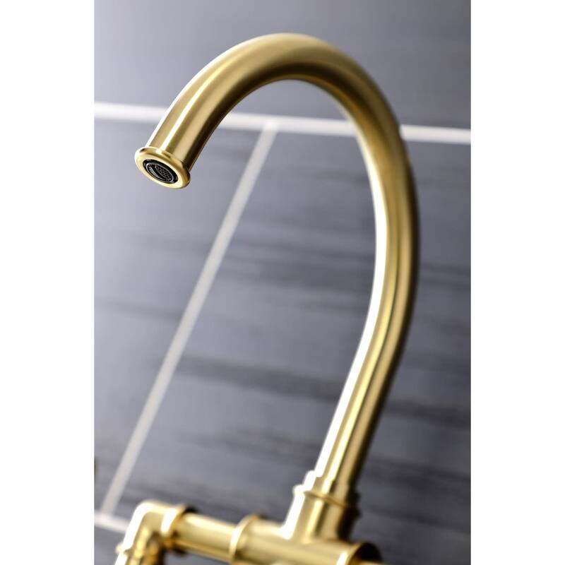 Kingston Brass KS233.RX Belknap 1.8 GPM Bridge Kitchen Faucet