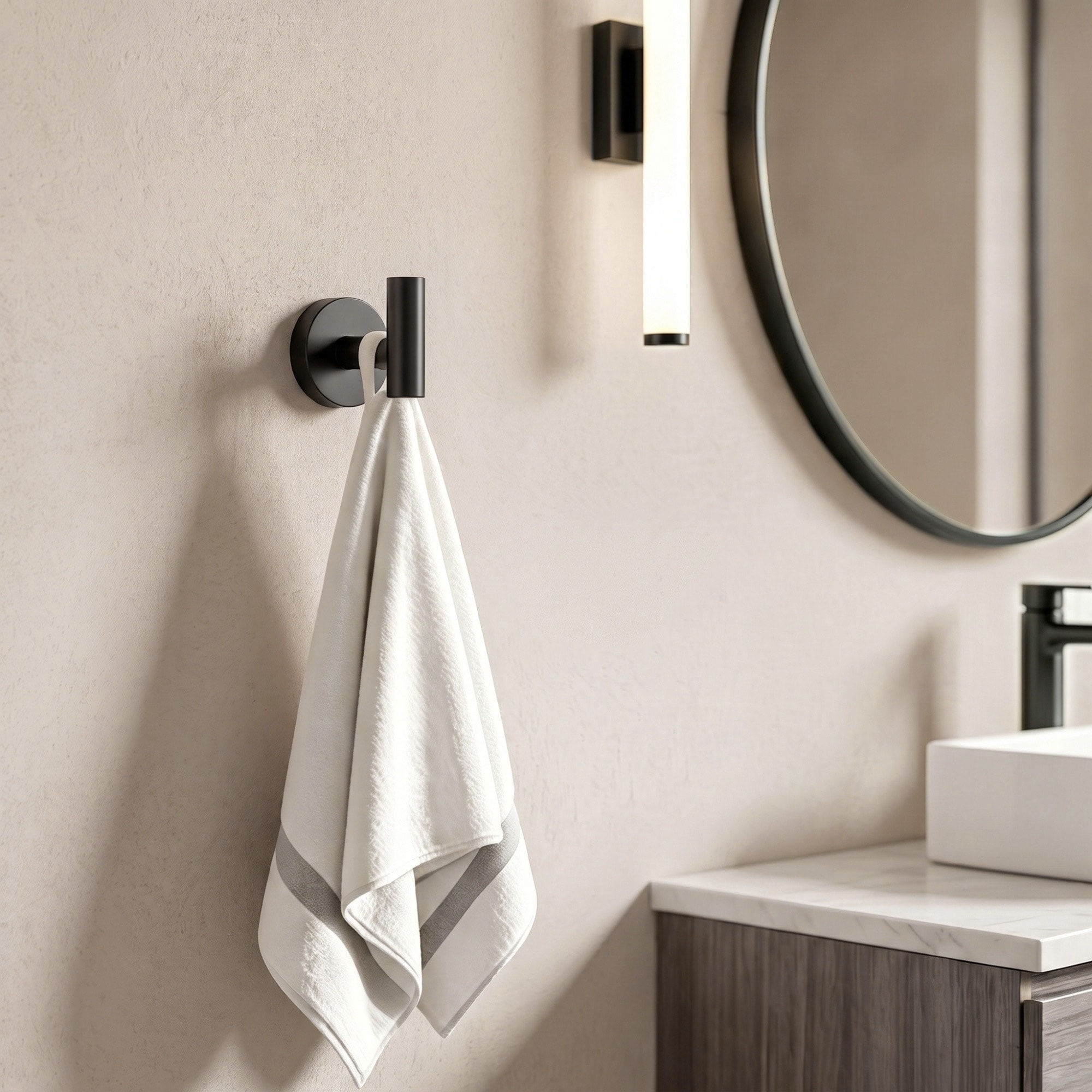 Wall Mounted Stainless Steel Bathroom Robe Hook