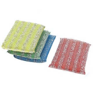 Shop Bowl Dish Pot Steel Wire Sponge Scrubber Scouring Pads 4 Pcs On Sale Overstock 28898740