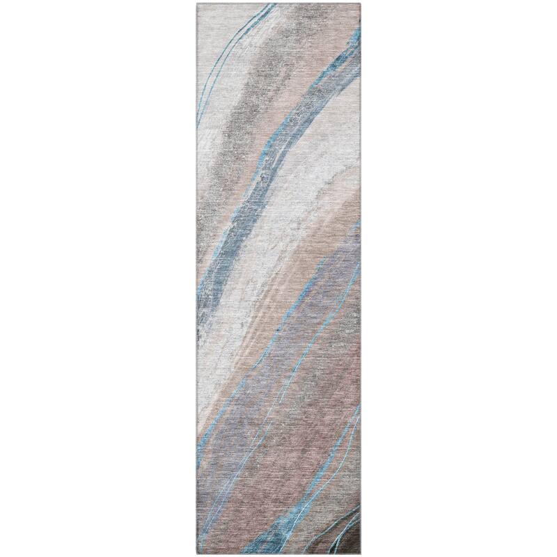 Premium Washable Super Soft Modern Motion Mayfield Rug