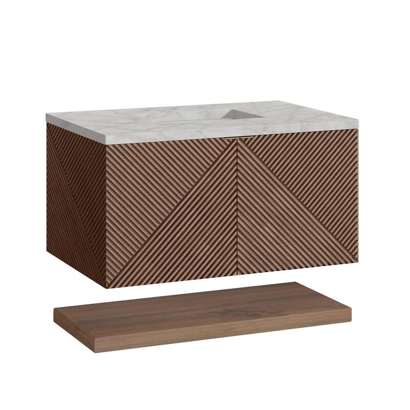 James Martin Vanities D200-V36-3VSL Marcello 36" Single Basin Wood