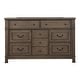 preview thumbnail 9 of 7, Furniture of America Quinlan Dark Walnut Wood 9-Drawer Dresser