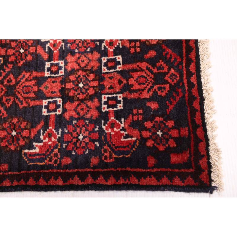 ECARPETGALLERY Hand-knotted Andelz Red Wool Rug - 2'8 x 12'6