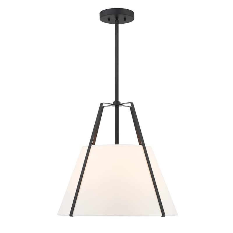 4 Light Black Pendant