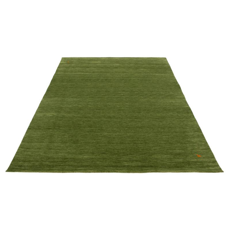 Kashkuli Gabbeh Green Rug 8'4" x 11'4" - 8'4 x 11'4