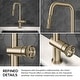 preview thumbnail 166 of 165, Kraus Urbix Industrial Solid Brass Kitchen Faucet
