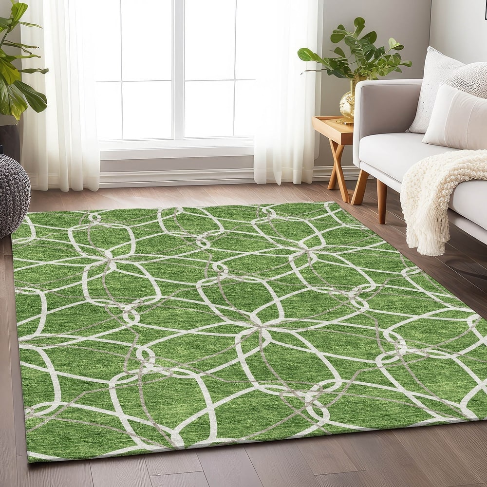 Premium Washable Super Soft Modern Floral Mayfield Rug