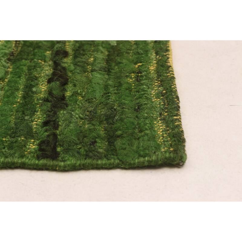 ECARPETGALLERY Hand-knotted Finest Peshawar Ziegler Lime Wool Rug - 10'6 x 12'6