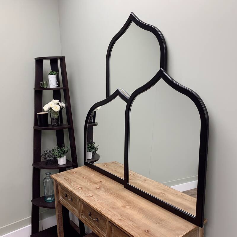Mifflin Framed Vanity Mirror - Teardrop Cathedral - 24.4x32.4