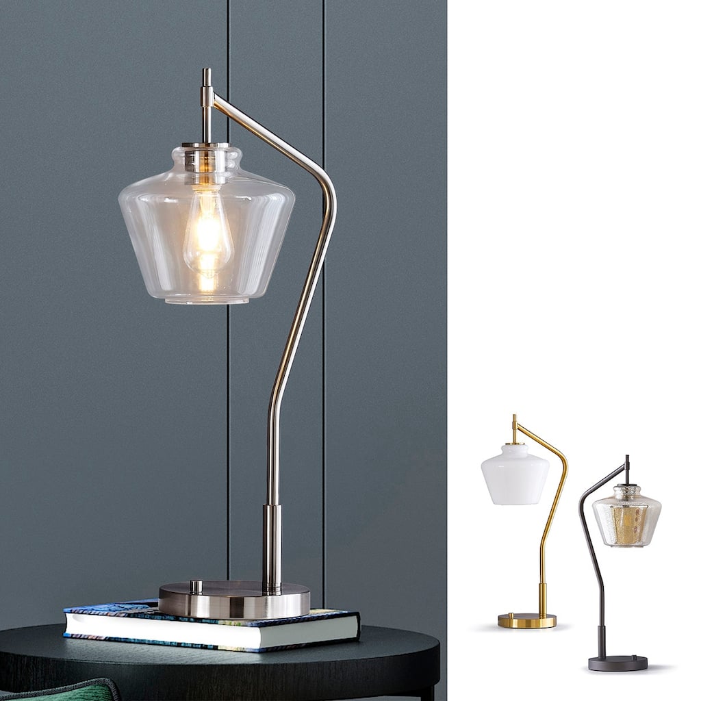 Cafe Glass Shade 26.5" H Table Lamp