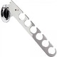 preview thumbnail 1 of 1, Hardware Resources Six Slotted Hole Laundry Valet Polished Chrome