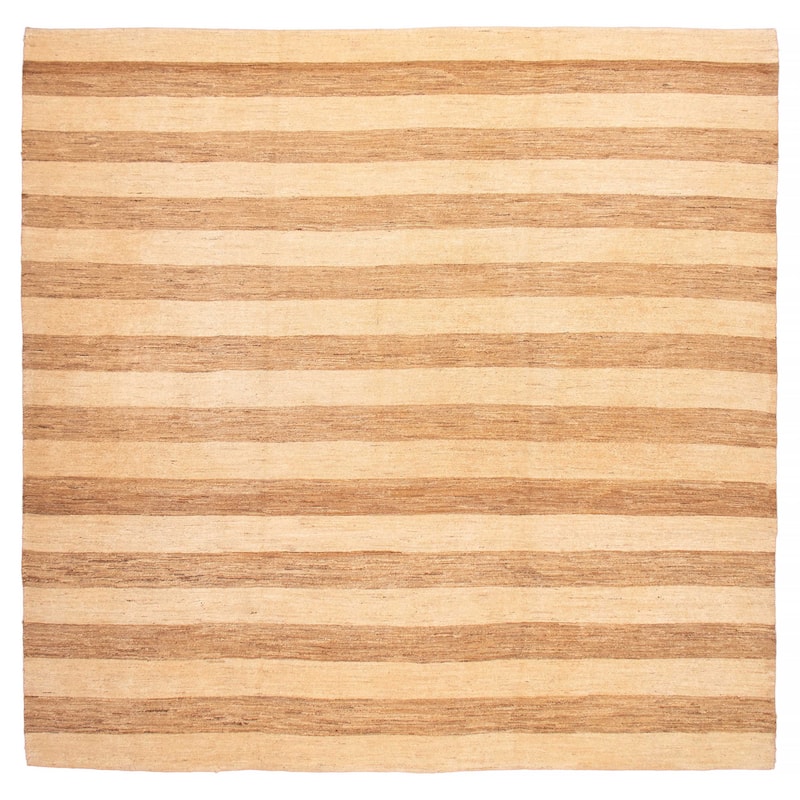 ECARPETGALLERY Flat-Weave Lahor Finest Cream Wool Tapestry Kilim - 13'4 x 12'10 - Cream - 13'4 x 12'10