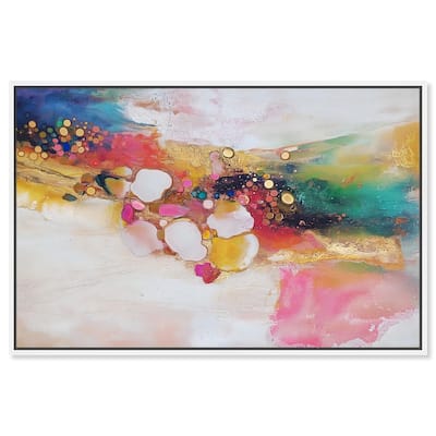Vibrant Dabs II Canvas by Art Remedy
