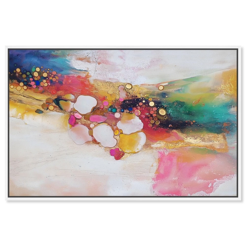 Vibrant Dabs II Canvas by Art Remedy