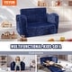 preview thumbnail 38 of 47, Kids Couch, Toddler Couch Sofa Bed Fold Out, Convertible Sofa to Lounger, Kids Chair Seat Playroom Furniture