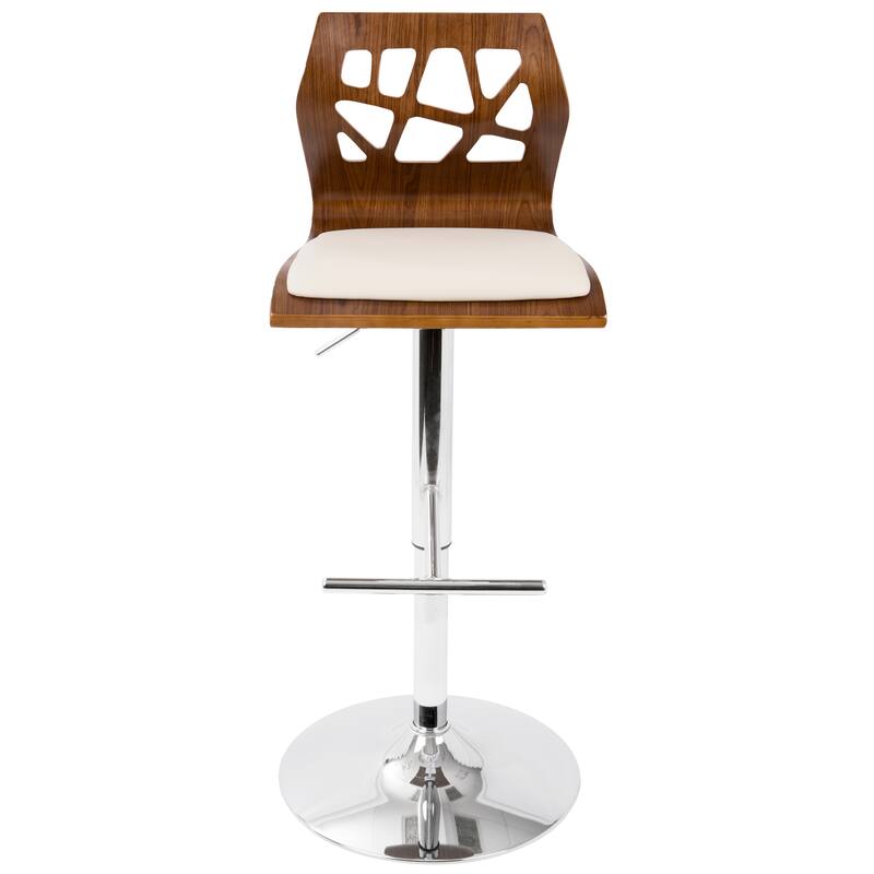 Carson Carrington Sala Adjustable Bar Stool with Straight T Footrest (Set of 3)