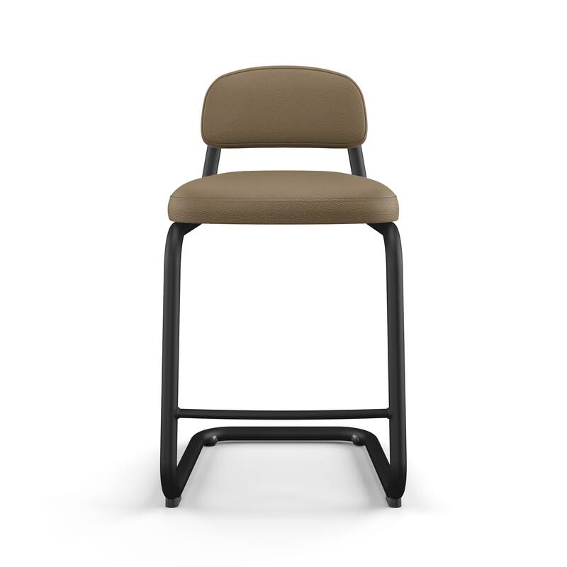 Amisco Flynn 26 in. Counter Stool with Metal Base