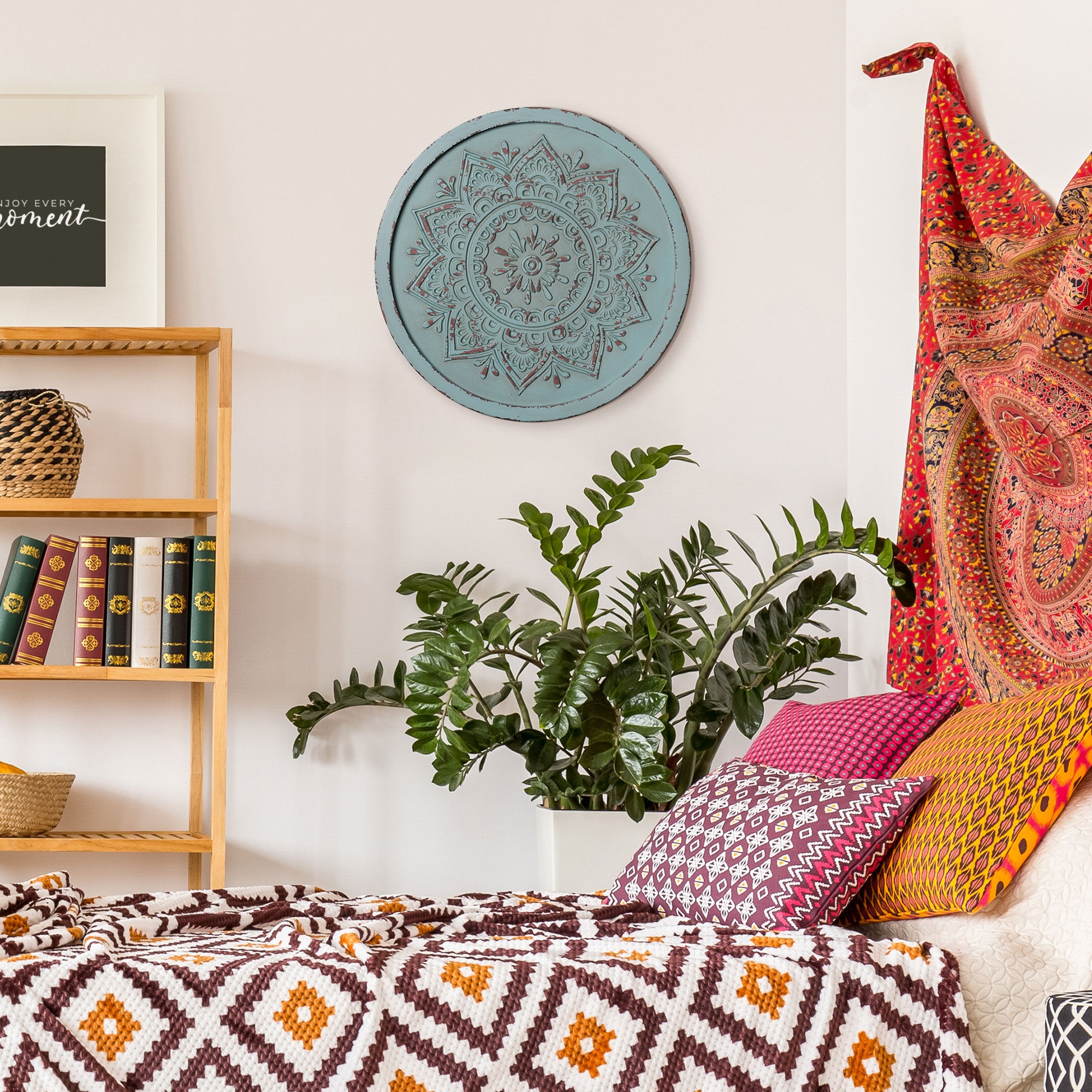 Wood, Geometric Art - Bed Bath & Beyond