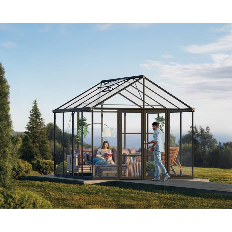 Canopia Aria 10 ft. Black / Clear Greenhouse Kit