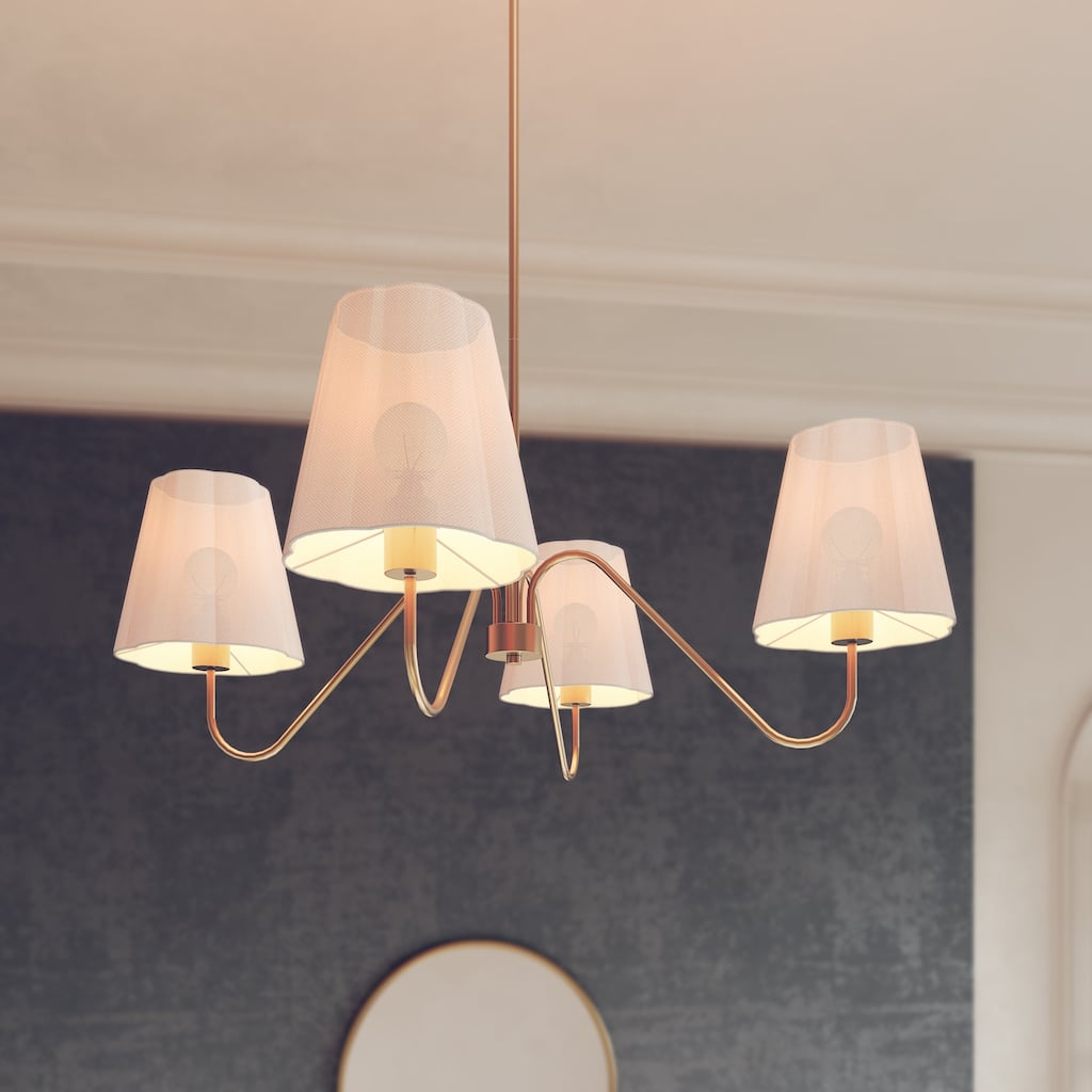 Acroma 4 - Light Dimmable Gold Chandelier Classic / Traditional Chandelier