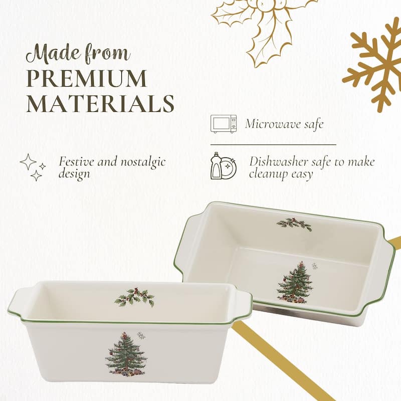 Spode Christmas Tree Loaf Pan