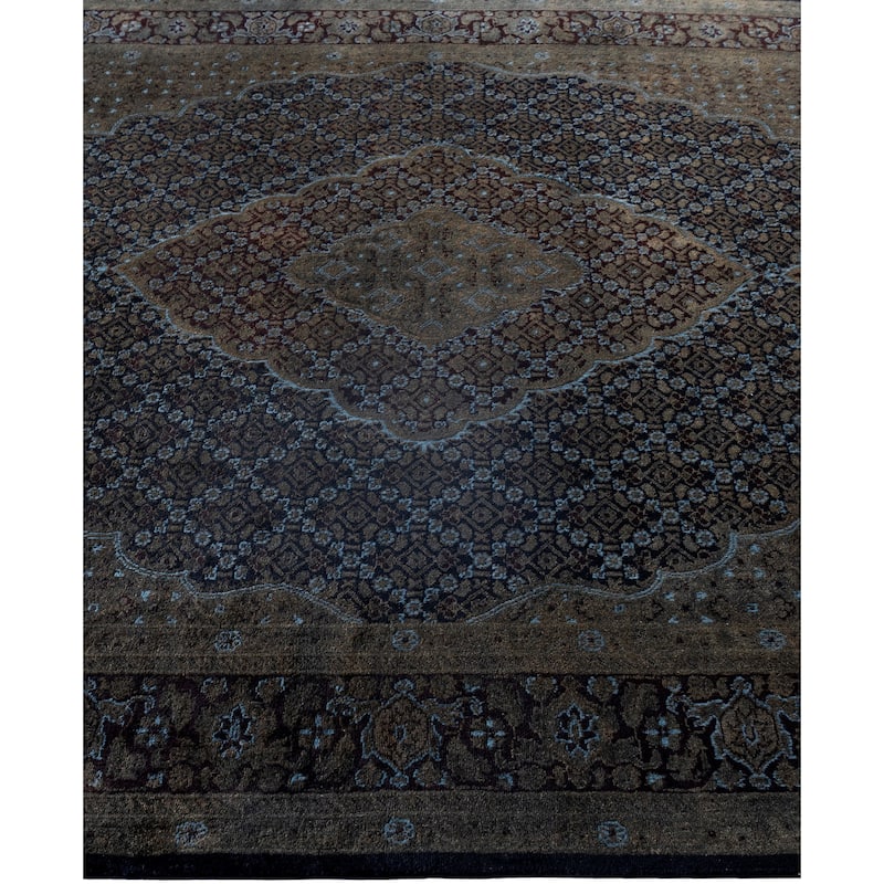 Overdyed One-of-a-Kind Hand-Knotted Area Rug - Black - 6' 0" x 9' 3"