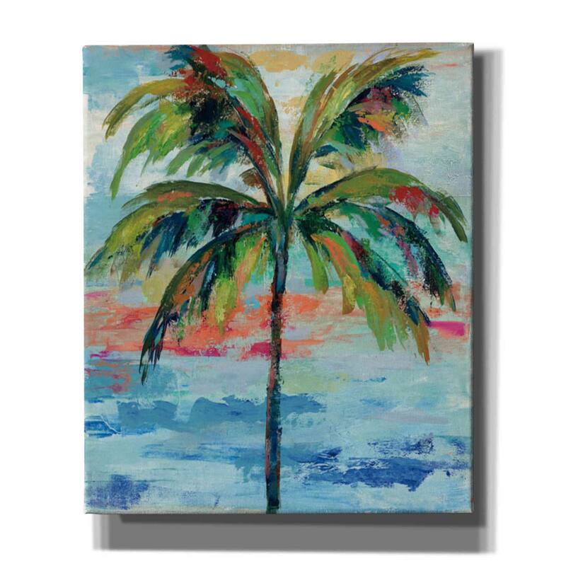 Epic Graffiti 'California Palm I' by Silvia Vassileva, Canvas Wall Art - 20x24