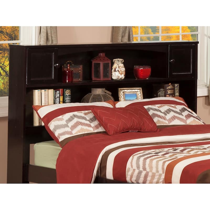 AFI Newport Bookcase Headboard with Attachable Charger