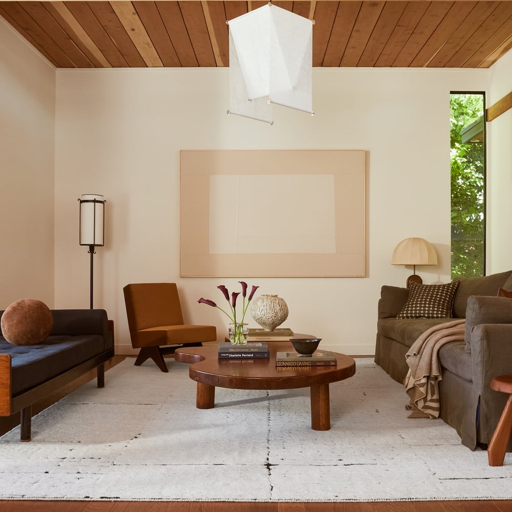 Davos Tiled Wool Area Rug