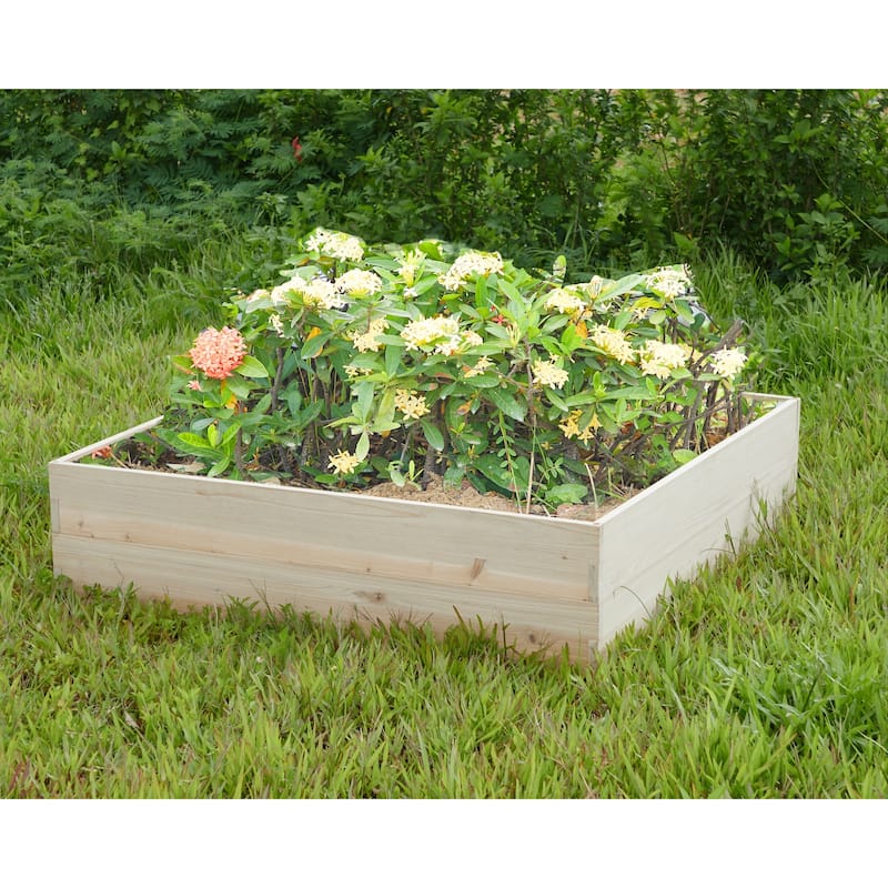48"x48" Raised Garden Bed Planter Box for Vegetables