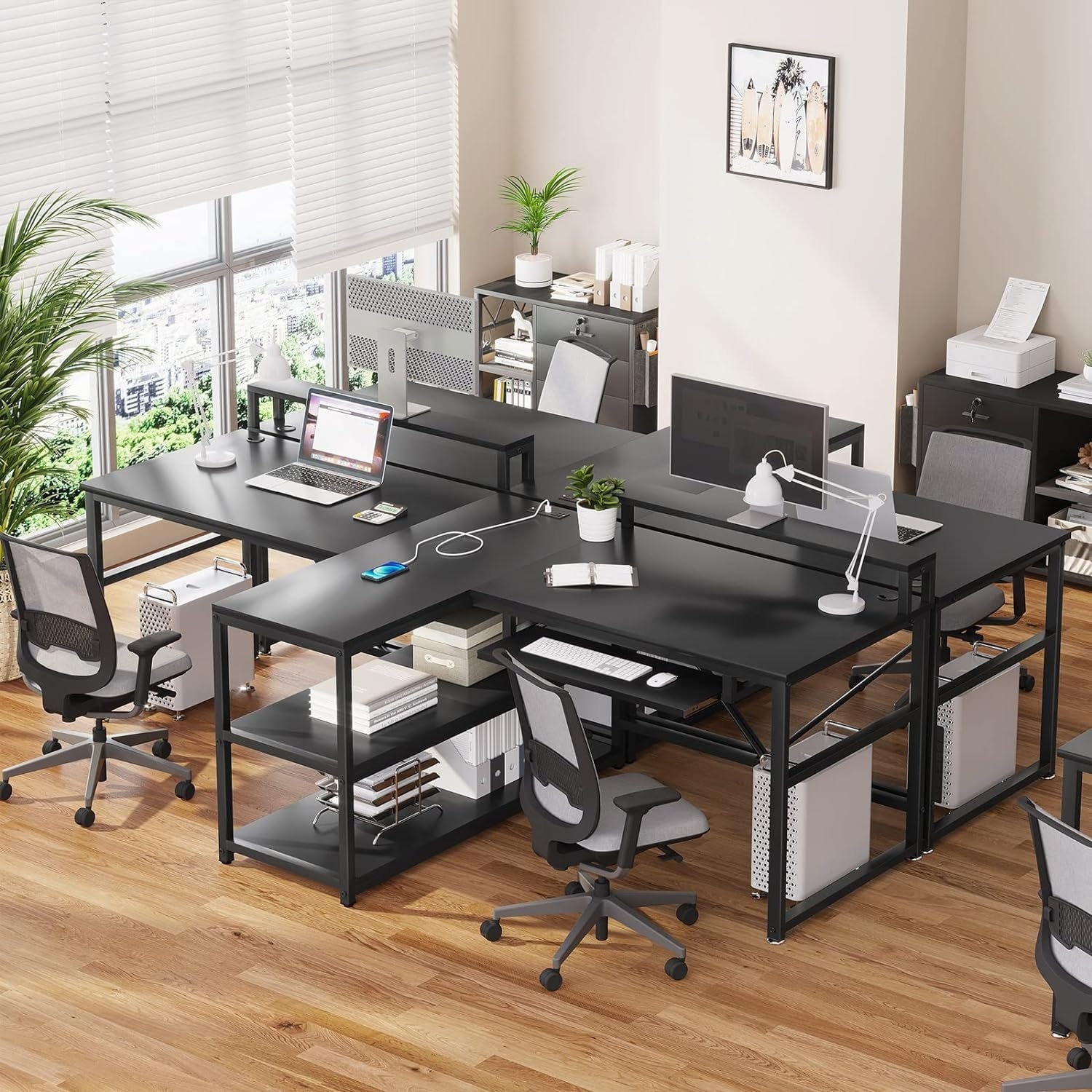 2 person gaming computer desk top