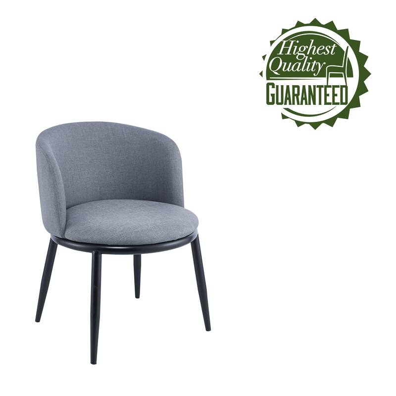 Porthos Home Danyl Fabric Dining Chairs with Iron Legs, Set of 2